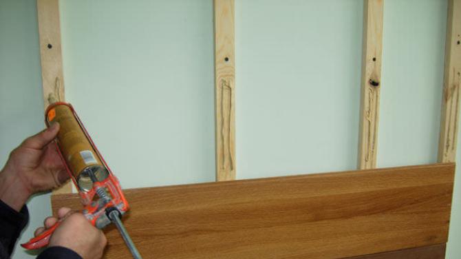 How to attach MDF panels to a wall on a wooden frame Fastening for MDF
